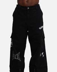 Loiter Sketch Utility Pants Washed Black