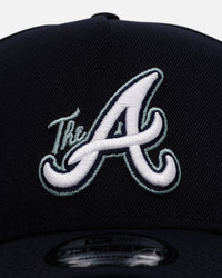 New Era Atlanta Braves 'Midnight Navy' 9FORTY A-Frame Snapback Midnight Navy