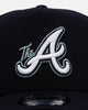 New Era Atlanta Braves 'Midnight Navy' 9FORTY A-Frame Snapback Midnight Navy