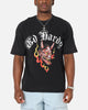 Ed Hardy Mask Of Mischief T-Shirt Black Acidwash