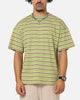 XXIII Standard Stripe T-Shirt Green/Orange