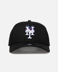 New Era New York Mets 'Flame Logo' 9FORTY A-Frame Snapback Black