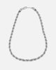 Saint Morta 8mm Rope Chain White Gold