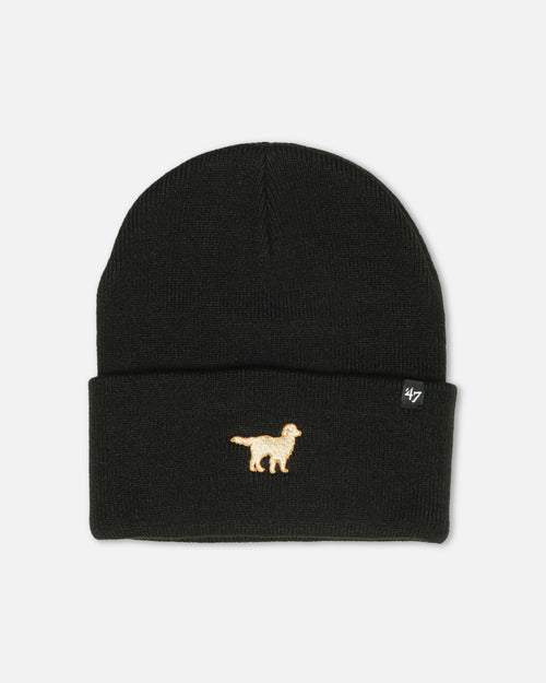 47 Brand Golden Retriever 'Dog Collection' 47 Beanie Black