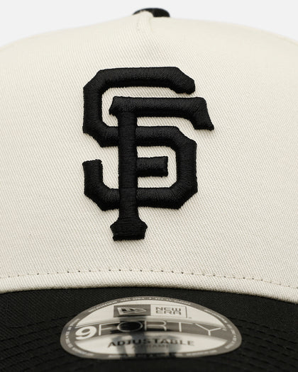 New Era San Francisco Giants 'Easy Chrome Black' 9FORTY A-Frame Snapback Chrome/Black