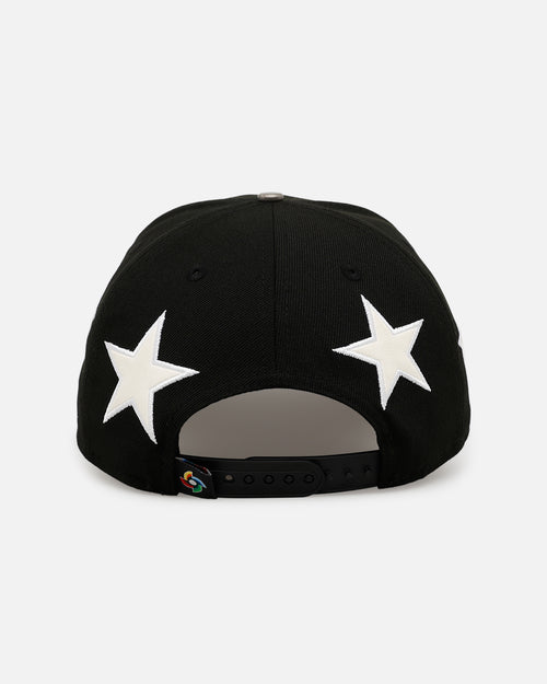 New Era Mexico National Baseball Team 'Stars' 9FORTY A-Frame Snapback Black/Grey