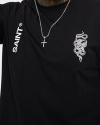 Saint Morta Adder Lafayette T-Shirt Black