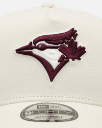 New Era Toronto Blue Jays 'Too Clean 2.0' 9FORTY A-Frame Snapback Chrome/Maroon