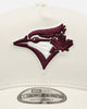 New Era Toronto Blue Jays 'Too Clean 2.0' 9FORTY A-Frame Snapback Chrome/Maroon