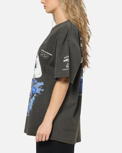 Culture Kings X Atlassian Williams F1 Team Carlos Sainz Jr. T-Shirt Black Acidwash