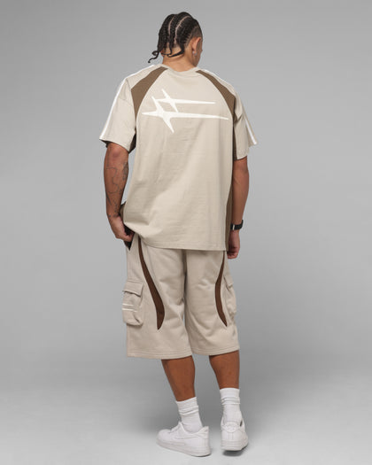 Loiter Hybrid Tek T-Shirt Stone