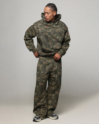American Thrift Wide Leg Pants Camo