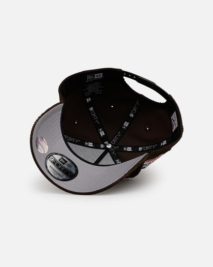 New Era Washington Nationals 'Walnut Cord' 9FORTY A-Frame Corduroy Snapback Walnut