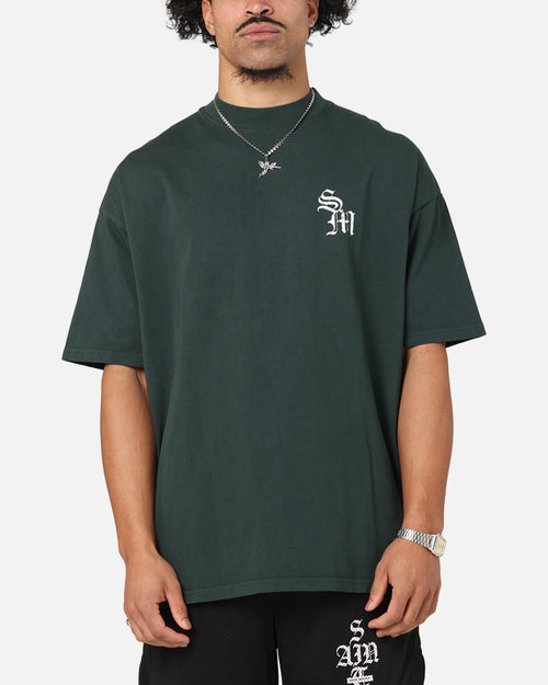 Saint Morta Redemption Mock Neck T-Shirt Green