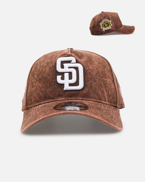 New Era San Diego Padres 'Washed Walnut' 9FORTY A-Frame Snapback Walnut