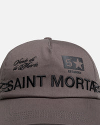 Saint Morta Speed Racing Snapback Charcoal/Black
