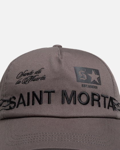 Saint Morta Speed Racing Snapback Charcoal/Black
