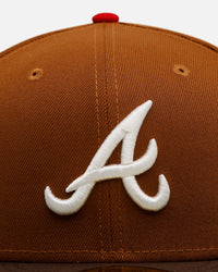New Era Atlanta Braves 'Root Beer Float' 59FIFTY Fitted Walnut