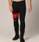 Saint Morta Sideline Distressed Jeans Black/Red Tartan