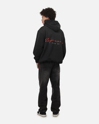 Represent Chrome Flight Hoodie Stained Black