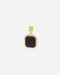 House Of Auric Alexander Onyx Pendant 18k Gold Vermeil