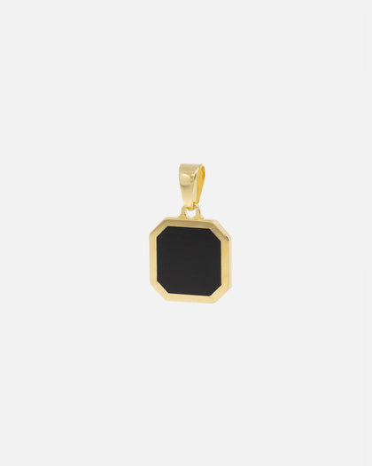 House Of Auric Alexander Onyx Pendant 18k Gold Vermeil