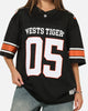 Bleacher Athletic Wests Tigers NRL Gridiron Mesh Jersey Official Team Color