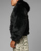 Loiter Eastern Bloc Fur Jacket Black