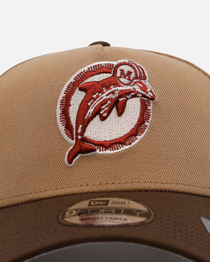 New Era Miami Dolphins 'Thanksgiving Football' 9FORTY A-Frame Snapback Khaki