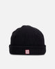 S Double Red Cube Low Beanie Black