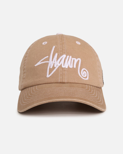 S Double Shawn Script Strapback Sand