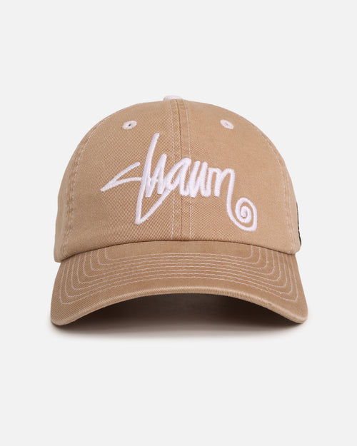 S Double Shawn Script Strapback Sand