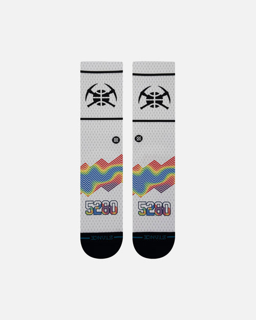 Stance X NBA Denver Nuggets 2025 City Edition Crew Socks Official Team Colour