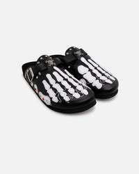 Octavious Marks Onyx Leather Clogs Black