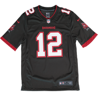 Nike Men's Tom Brady # 12 Tampa Bay Buccaneers NFL Game Jersey Deep Pewter