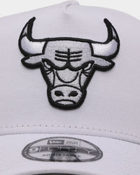 New Era Chicago Bulls 9FORTY A-Frame Snapback White/Black