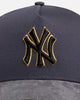 New Era New York Yankees 'Suede Visor' 9FORTY A-Frame Snapback Graphite