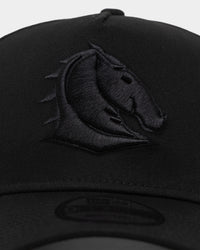 New Era Brisbane Broncos 'Black On Black' 9FORTY A-Frame Snapback Black