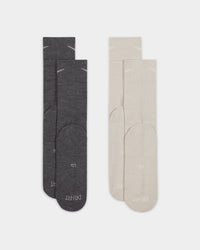 Nike Everyday Cush Crewcut Socks 2 Pack Iron Grey/Light