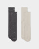 Nike Everyday Cush Crewcut Socks 2 Pack Iron Grey/Light