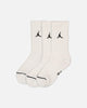 Jordan Unisex Jordan Everyday Cushioned Crew Socks 3 Pack White/Black