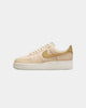 Nike Women's Air Force 1 '07 Ess Trnd "Gold Swoosh" Sanddrift/Metallic