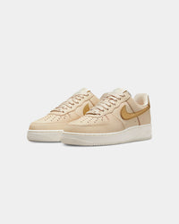 Nike Women's Air Force 1 '07 Ess Trnd "Gold Swoosh" Sanddrift/Metallic
