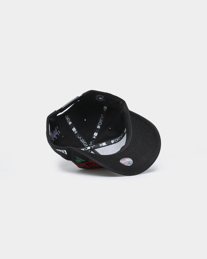New Era Kids' Los Angeles Dodgers 'Rose Emblem' 9FORTY A-Frame Snapback Black/Rose