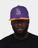 New Era Los Angeles Dodgers "Purple Valley" Old Golfer Snapback Purple/Orange