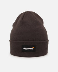 New Era X Mclaren Essential Cuff Knit Beanie Dark Grey