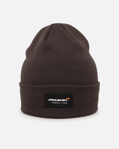 New Era X Mclaren Essential Cuff Knit Beanie Dark Grey