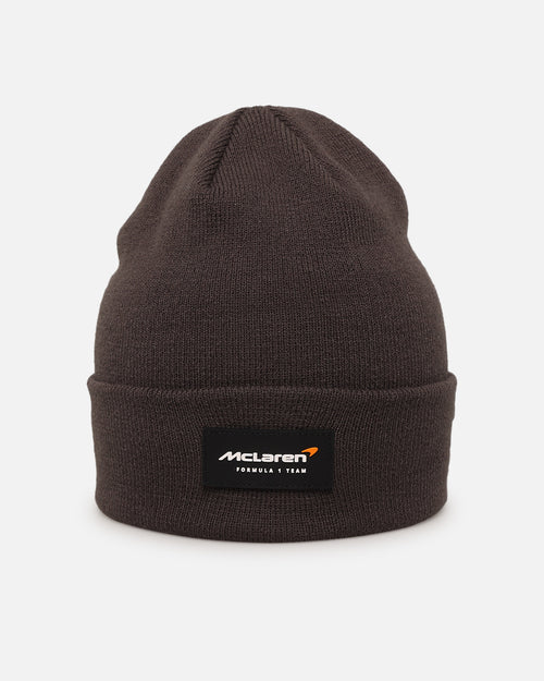 New Era X Mclaren Essential Cuff Knit Beanie Dark Grey