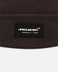 New Era X Mclaren Essential Cuff Knit Beanie Dark Grey