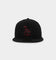 New Era Los Angeles Dodgers "Scarlet Bottom" 59FIFTY Fitted Black/Scarlet
